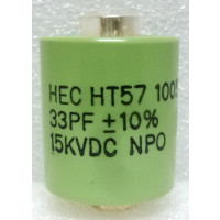 570033-15 Doorknob Capacitor, 33pf 15kv,  High Energy