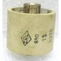 580015-5P Doorknob Capacitor, 15pf 5kv, +/-20% (Pull)