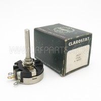58C12500 Clarostat Potentiometer 2500 ohm 4 watt Long Shaft