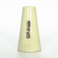 61029 Conical Glazed Ceramic Insulator, 5/8 x 1-1/8 x 2 inches
