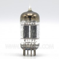 6189/12AU7WA JG GE Medium Mu Twin Triode Black Plate (NOS)