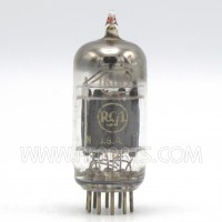 6189 / 12AU7WA RCA Medium Mu Twin Triode Black Plate (NOS/NIB)