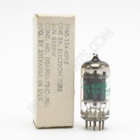 6189 Sylvania JAN Medium Mu Twin Triode Receiving Tube (NOS)