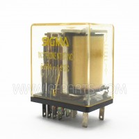 62R4 Sigma 12VDC 4PDT Relay (NOS)