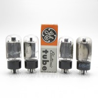 6L6GC General Electric Beam Power Amplifier Tube Matched Quad (4) (NOS/NIB)