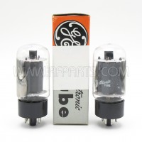 6L6GC General Electric Beam Power Amplifier Tube Matched Pair (2) (NOS)