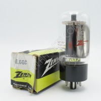 6L6GC Zenith Black Plate Beam Power Amplifier Tube (NOS)