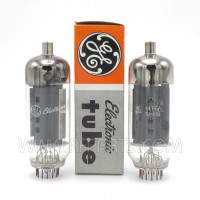 6LF6 GE Tall Version Beam Power Amplifier Tube Matched Pair (2) (NOS/NIB)