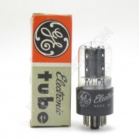 6SL7GT GE Hi-Mu Twin Triode Black Plate Audio Tube (NOS)