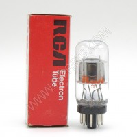 6SL7GT RCA Hi-Mu Twin Triode Audio Tube Coin Base Chrome Plates (NOS)