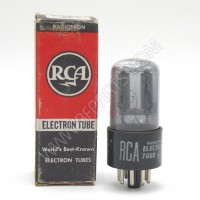 6SL7GT RCA Hi-Mu Twin Triode Audio Tube Coated Glass (NOS)