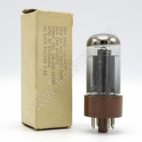 6V6GTY-JAN-CHS Sylvania Beam Power Black Plate Amplifier Tube