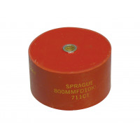 711C1800-10 Doorknob Capacitor, 800pf 10kv, Sprague