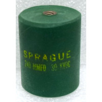 715C241X30DK Capacitor, doorknob  240pf 30kv 1.365" x 1.065".  Sprague