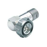 7/16M50VL12  Eupen 7/16 DIN Male Right Angle Connector for EC4-50 Cable