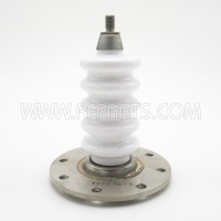 722278-1 Alberox Ceramic / Metal Threaded Post Insulator (NOS)