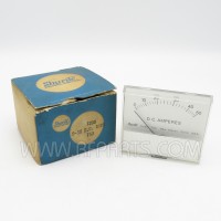 Model 750 Shurite Vintage 0-50 D.C. Amperes Panel Meter (NOS/NIB)