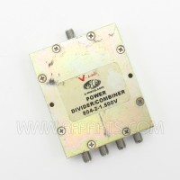 804-2-1.500V Meca V-Line 4-Way Power Divider / Combiner Type-N Female (Pull)