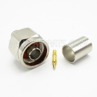 82-6364 Amphenol Type-N Male Crimp Connector for CommScope 590609 Cable (NOS)