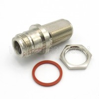 82-66 (UG30/U) Amphenol Type-N Female to N Female Bulkhead IN Series Adapter