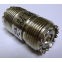 83-1J Amphenol UHF Female to Female Barrel IN Series Adapter