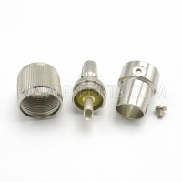 83-1SPN Amphenol UHF Male Solder/Clamp Connector (PL259A) Cable Group E, F