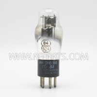 6Z4/84 Sylvania Full Wave Rectifier Tube (NOS/NIB)