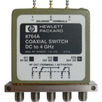 8764A Coaxial Switch, DC to 4 GHz, SMA, Hewlett Packard