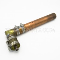 920292-13 Cablewave Systems (RFS) 1 5/8" Unflanged Offset 90 Degree Adapter and Clamps (Pull)