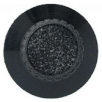 Black Tuning Knob with Skirt and No Pointer (NOS)