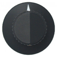 MS91528-1F2B Raytheon 70-3-2Q Tuning Knob with Black Skirt and White Pointer (NOS)