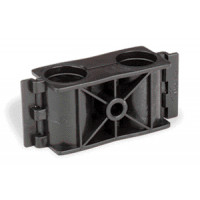 L4CLICK  Double Click-on Hanger for 1/2" Coaxial Cable 10/pkg (Clamps Only)