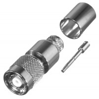 RP-1202-I RF Industries Reverse Polarity TNC Male Crimp Connector for Cable Group I