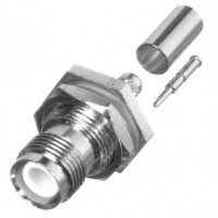 RP-1212-C RF Industries Reverse Polarity TNC Female Bulkhead Crimp Connector for Cable Group C