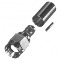 RP-3000-C RF Industries Reverse Polarity SMA Male Connector for Cable Group C