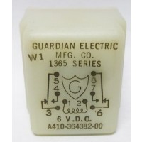 A410-364382-00 Guardian 1365 Series Relay 6vdc (NOS)