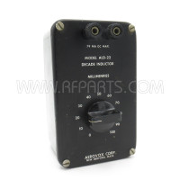 Model ALD-22 Aerovox Decade Inductor 79mA DC Max (Pull)