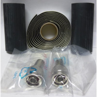 AMP5875-29N-E Type-N Male Crimp Connector Kit (RG213 / RG8 / RG393) 2 Connectors w/ Heat Shrink & Coax Seal