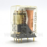 AZ428-213-200 American Zettler DPDT, 900 ohm (2 Form C) Relay (NOS)