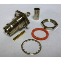 B21210G  BNC Female bulkhead Connector, RG58
