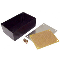 BOX8921 Plastic project box w/ Aluminum top, 2.75" x 1.75" x 1.125"