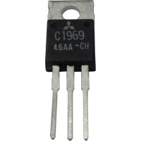 2SC1969 Mitsubishi NPN Epitaxial Planar Transistor 27 MHz 12V 16W (NOS) (SEE MRF475)