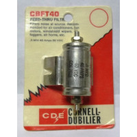 CBFT40 Cornell Dubilier Feed-Thru Noise Filter .5uf 40amp (NOS)