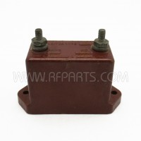 321-6L Cornell Dubilier Vintage Molded Mica Capacitor .0001 mfd 5kvdc 1 Amps (Pull)