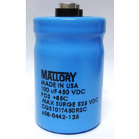 CGS101T450  Mallory Electrolytic Capacitor 100uf 450v Computer Grade