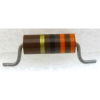 CR1-33CL  Carbon Resistor, 33 ohm 1 watt (Cut Leads)