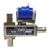 CX230-12 Tohtsu  SPDT  Female BNC (3-BNC) 12 volt Coaxial Relay