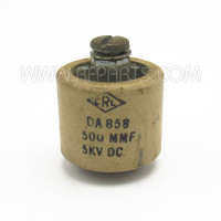 DA858 Centralab Doorknob Capacitor 500pf 5kv (Pull)
