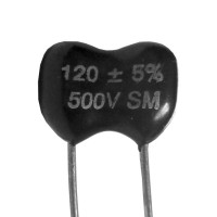 DM15-120 Suntan Mica Capacitor 120pf 500v ±2%