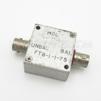 FTB-1-1-75 Mini-Circuits BNC Female RF Transformer/Balun 0.2-500 MHz 75ohm (Pull)